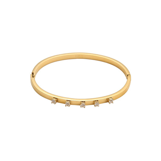 Eleganter Armreif mit funkelnden Zirkonia-Steinen