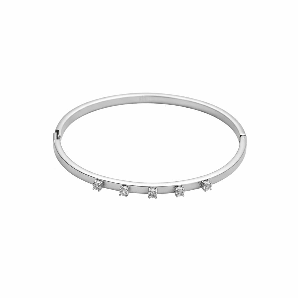 Eleganter Armreif mit funkelnden Zirkonia-Steinen