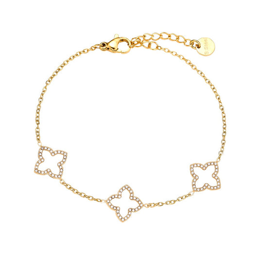 Kleeblatt-Armband – Offen