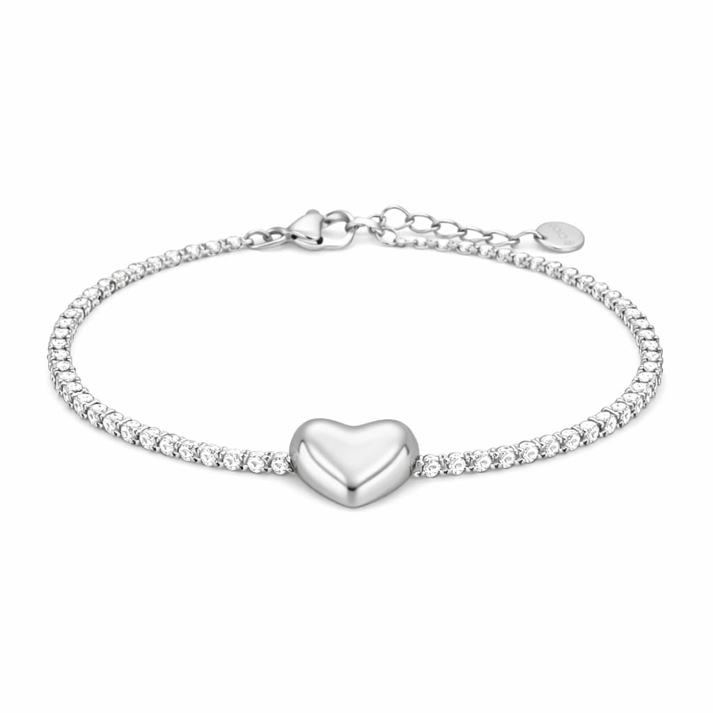 Herz-Armband mit Zirkonia