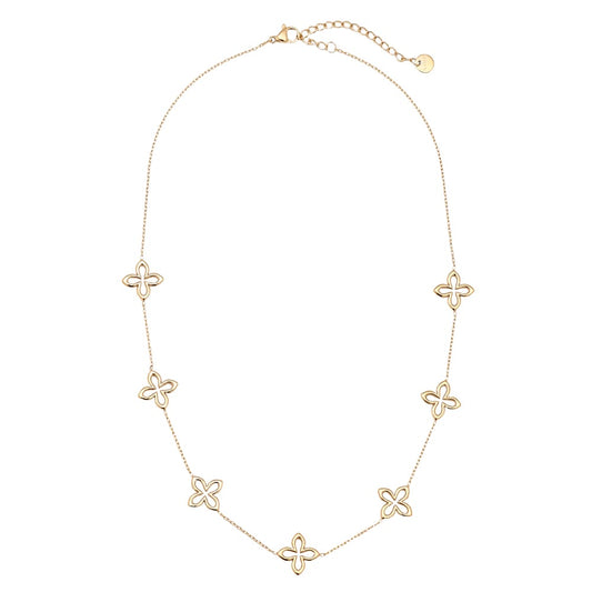 Blüten Station Halskette