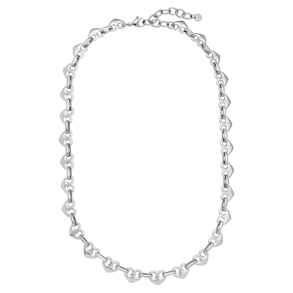 Herz-Glieder Choker Kette – Chunky Chain