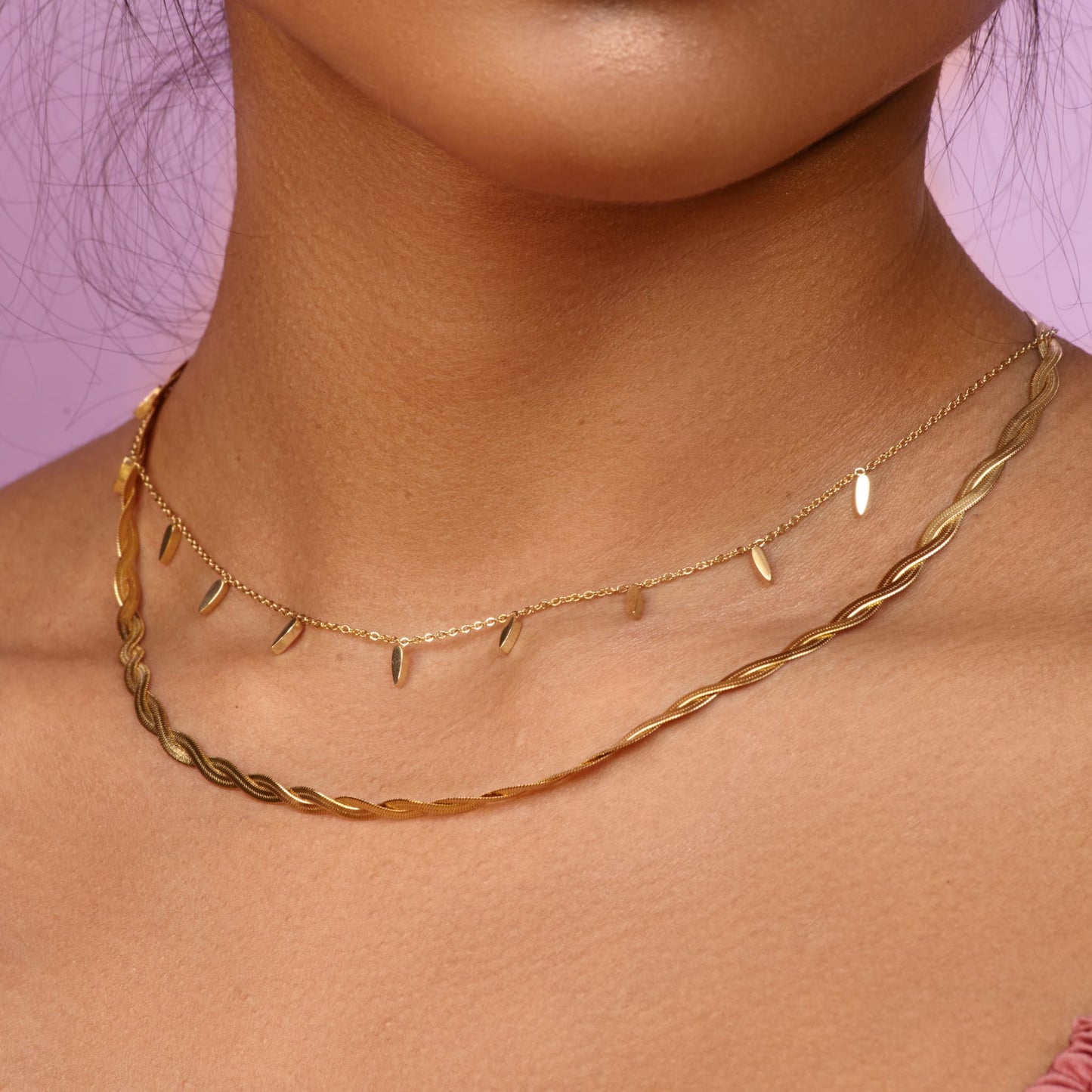 Twisted Herringbone Kette