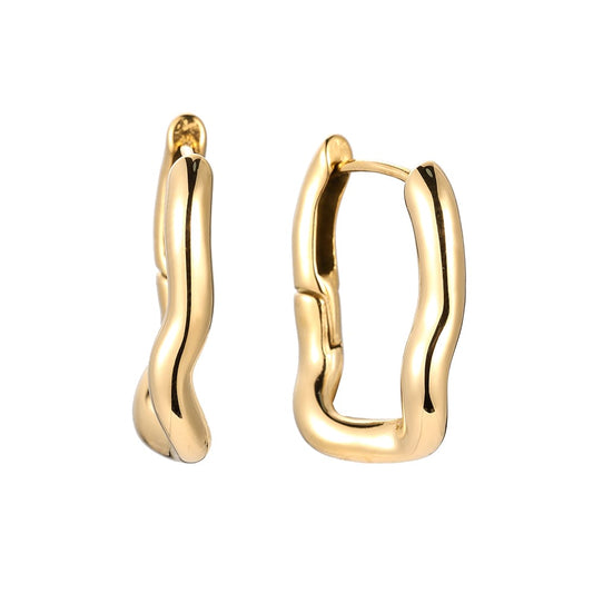 Gedrehte Creolen Ohrringe