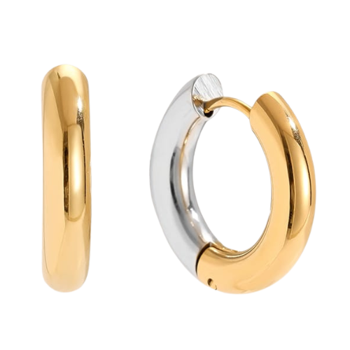 Goldene Creolen Ohrringe – zeitlos & modern