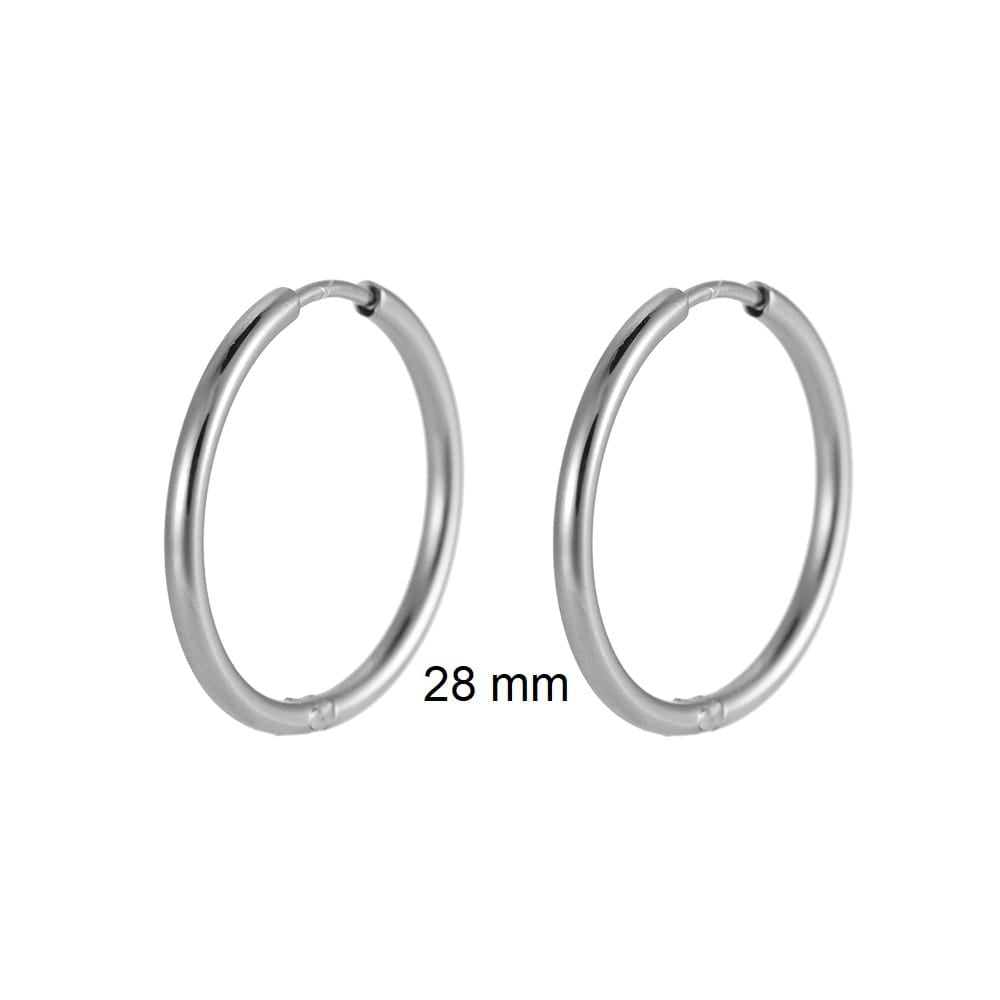 Klassische Creolen Ohrringe