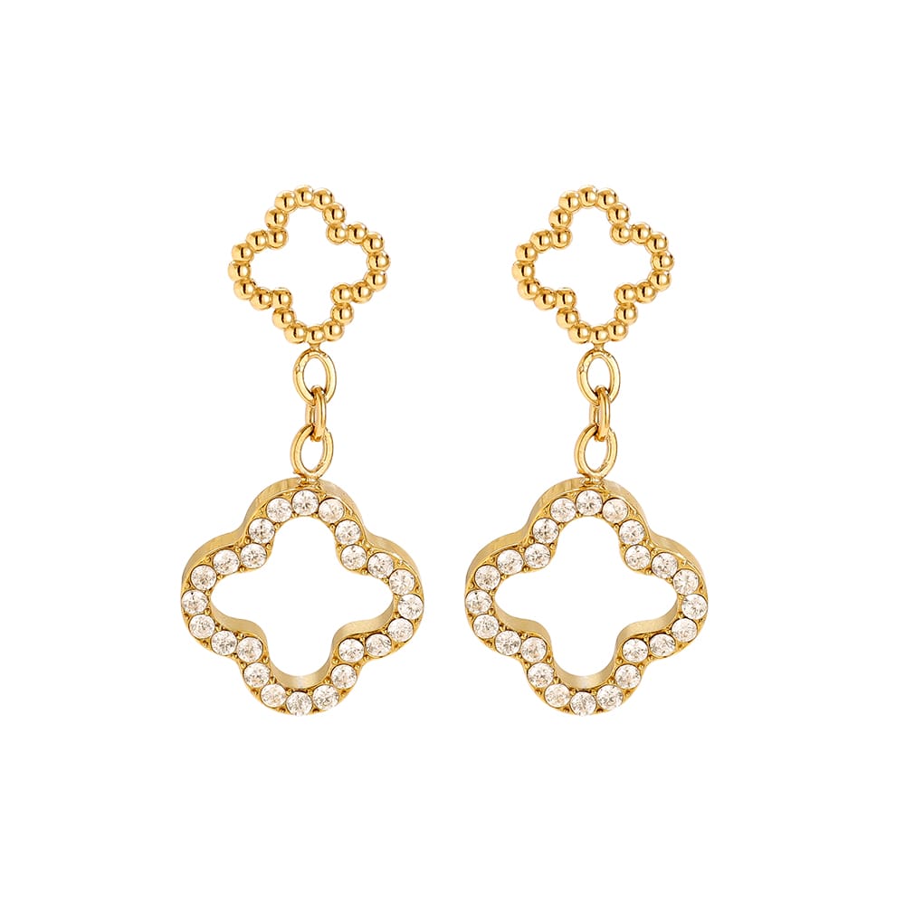 Kleeblatt-Ohrhänger