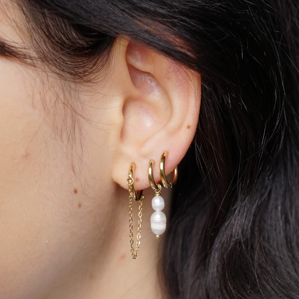 Klassische Creolen Ohrringe